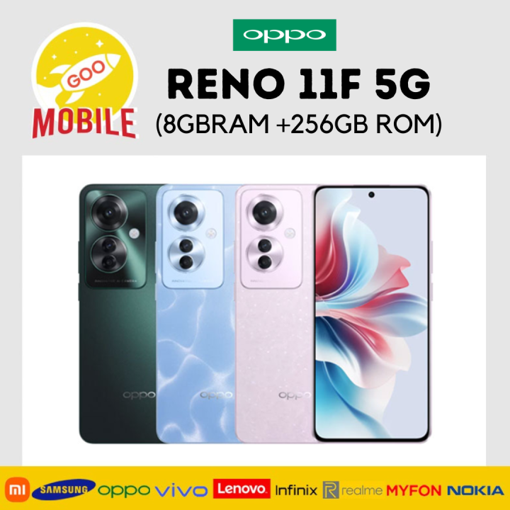 OPPO RENO 11F 5G 8GB RAM + 256 GB ROM | 6.7'' AMOLED Screen | 120Hz Ultra High Refresh Rate5 | Natural Aesthetic Design | HDR10+ Certified | 93.4% Screen- to-Body Ratio6 | ORIGINAL MY SET OPPO 1 YEAR MALAYSIA WARRANTY
