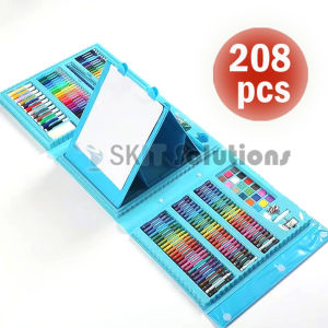 【SKIT】Color Pencil 208pcs/168pcs/150pcs/set Children Art Set Marker Drawing Painting Water Color Pencil Crayon Goodie Bag Stationery Set Childrens Day Gifts Childrens Birthday Gift Present Children Art Set Marker Drawing Painting Water Color Pencil