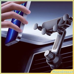 M.G.【Ready in Stock】 Car Air Outlet Phone Holder 360 ° Rotating Telescopic Car Phone Mount