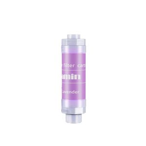 LUMINOU Khử clo Bộ lọc nước cho vòi hoa sen Trộn với Vitamin C Hoa oải hương Sữa tắm có mùi thơm Thời trang Lọc tạp chất Lõi lọc nước Máy làm mềm nước