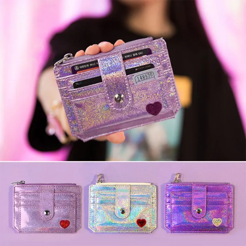 Holographic Wallet ID Money Credit Card Holder Pocket Case Business Drivers  License Organizer for Women Girls Casual Women'S Wallet - Lazada | Lazada PH