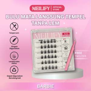 MEILIFY - Bulu Mata Tanpa Lem [BARBIE] Bulmat / Eyelash Extension Bulumata Palsu Langsung Tempel