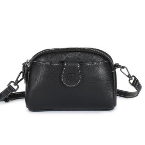 Royal Bagger Shoulder Crossbody Phone Bags for Women Genuine Cow Leather Large Capacity Small Square Bag Fashion Purse 88-160