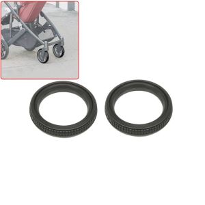 Stroller Tire For Uppababy Cruz V2 Front Wheel Pushchair Tyre Cover Tubeless PU DIY Baby Buggy Replace Accessory