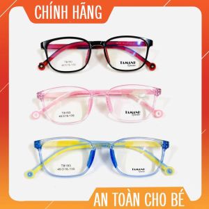 Gọng kính cận trẻ em nhựa dẻo Hàn quốc T8193 tặng hộp + khăn lau