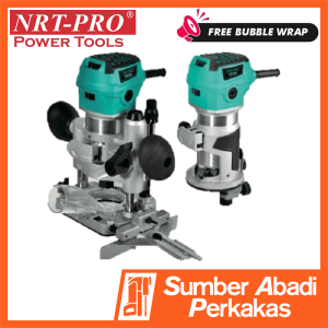NRT-PRO RT700HD Mesin Profil 6mm Kayu 2 In 1 Router 6 mm Wood Trimmer Trimer RT 700 HD RT700