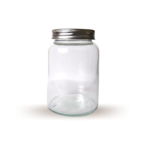 POLKA Jar Tutup Stainless 500 mL | Toples Kaca | Glass Jar | Cookier Jar