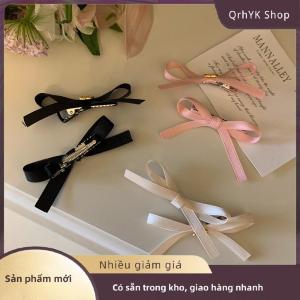 Hàng có sẵn✨ 2 cái kẹp tóc nơ dễ thương ngọt ngào Kẹp tóc nơ ba lê ngọt ngào kẹp tóc kẹp tóc dễ phối phong cách Hàn Quốc Phụ kiện tóc đội đầu nữ