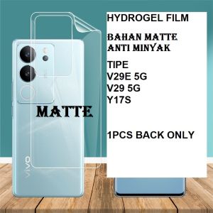 JELLY BACK GLARE DOFF  VIVO V29E 5G V29 5G Y29 Y19S PRO Y19S GT 5G Y19S Y17S V29 PRO ANTI GORES BELAKANG MATTE HYDROGEL ANTI JAMUR SKIN GARSKIN
