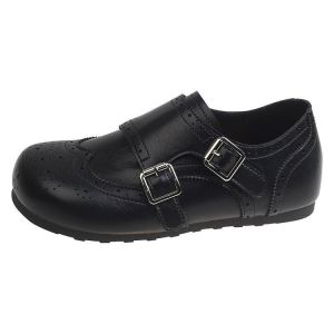 Free Shipping Retro-Style Embossed WomenS 2026 Autumn New Collection Buckle-Detail Brogue Loafers Fashionable Single Shoes