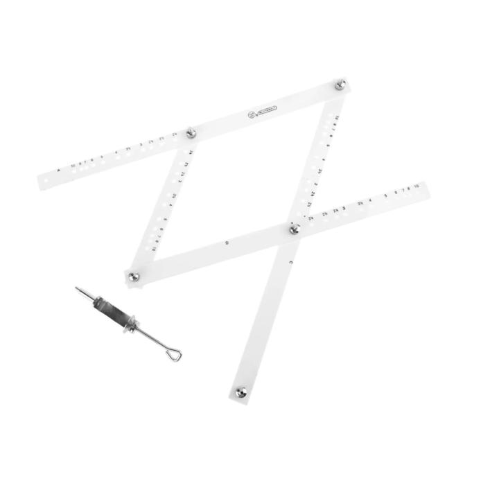 Rockible Pantograph Zeichenwerkzeug – 340 Mm Faltbares Maßstabslineal Aus Acryl Für Künstler & Heimwerker