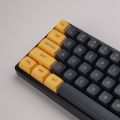 BỘ KEYCAP MDA PBT 150 PHÍM MÀU BLACK YELLOW, IN DOUBLE SHOT,FONT HỖ TRỢ NHIỀU LAYOUT. 