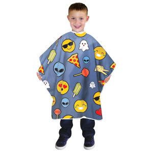 Betty Dain Little Friends Kids Haircut Styling Cape 30" x 36" Machine-Washable Polyester Sized for Children for Boys & Girls Touch-and-Close Fastener