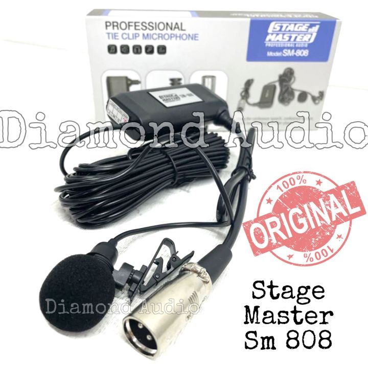 Mic Kabel Clip On Stage Master Sm808 Original Microphone Sm 808 ( Bayar ...