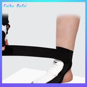 [Feibe Befei] Taekwondo Leather Foot Gloves Sparring Karate Ankle Protector Guard Gear Boxing Martial Arts Foot Guard Sock Adult Kid