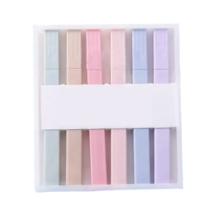 6 Pcs đầu Chéo Bút ghi nhớ Kinh Thánh Highlighter Highlighter Markers Highlighters Set đồ dùng văn phòng phẩm Cho Các Trường Học