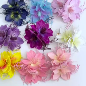 Delicate Camellia Hair Clip Fashion Beach Lovely Hair Adornment Girl Beach Barrettes Hair Styling Tool Ornaments