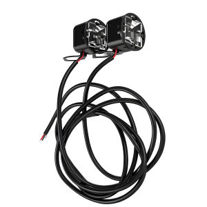 2PCS 12V Motorcycle Strobe Lights Safety Warning LED Lamp Headlight Red Blue Turn Signal Indicators Mirror Light Motorcycle Accessory