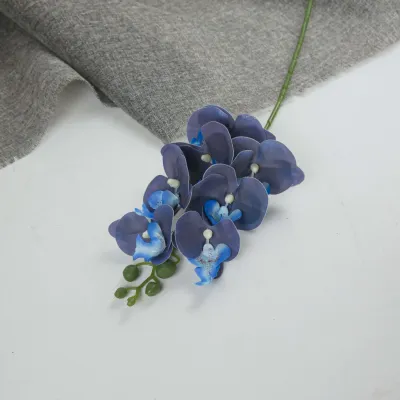 Bunga Anggrek Bulan Latex X7 Bunga Anggrek Hias Palsu Orchid Cymbidium Flower Import Dekorasi Rumah Wedding Termurah
