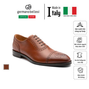 Giày Tây Oxford Nam Công Sở Bằng Da Thật - Germano Bellesi - Sản Xuất Thủ Công Tại Italy_713