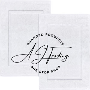 Towels Cotton Banded Rug Bath Mats 21X34 Inc 100% Cotton Highly Absorbent Bathroom Floor Mat