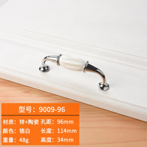 Classic Elegant Ceramic Gold Handle Handle Pintu Lemari Tarikan Lemari Minimalis Gagang Lemari Laci Keramik