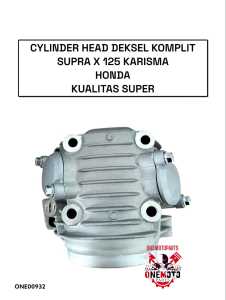 CYLINDER HEAD DEKSEL KOMPLIT SUPRA X 125 KARISMA HONDA KUALITAS SUPER