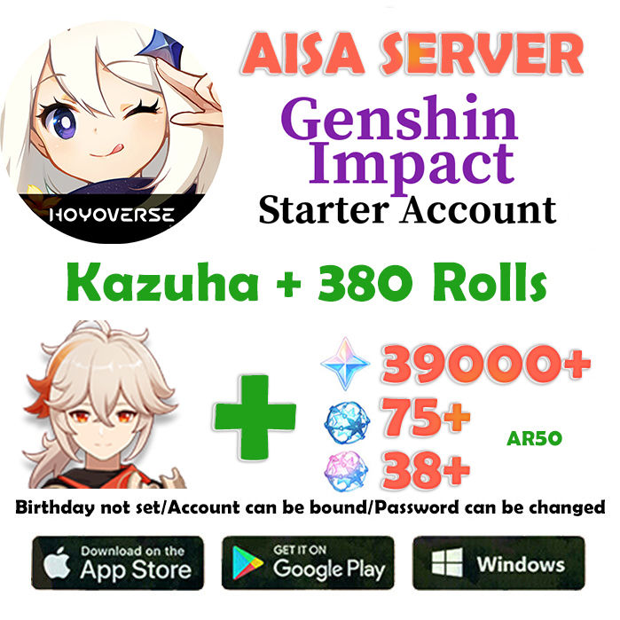 Kazuha Reroll Wish Acc Genshin Impact | Lazada PH