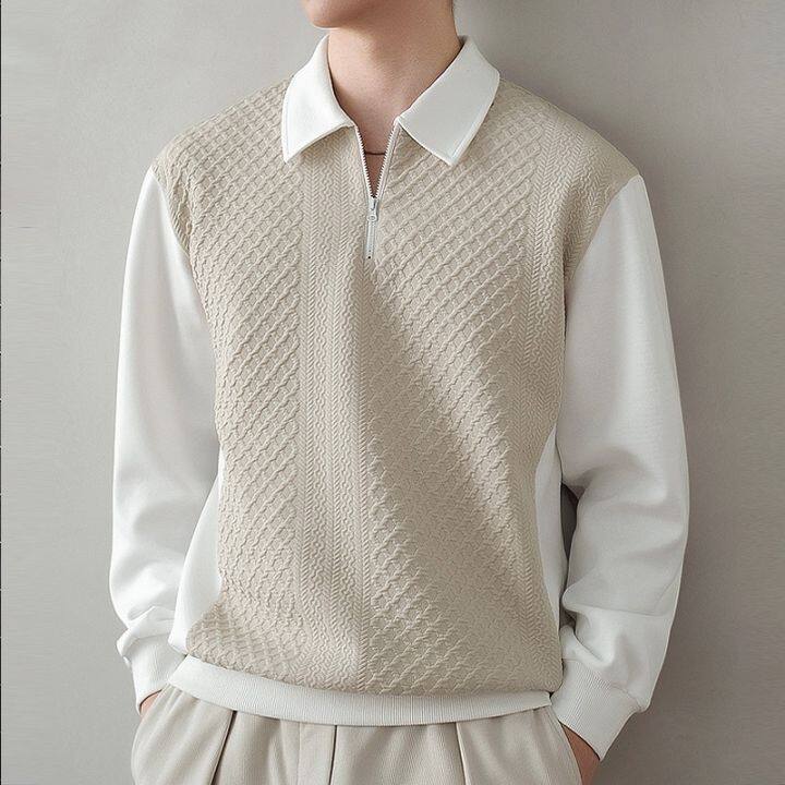 Fake shirt under on sale sweater