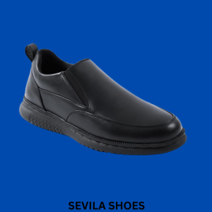 SEVILA SHOES - Sepatu Pria Kulit Formal Casual Sepatu Slip On kulit Formal Casual Pria Sepatu Formal Pantofel Kerja Hitam Kulit Asli Pria
