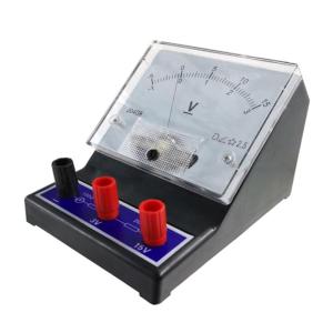 Direct Current Voltmeter Analog Panel Voltage Meter Mechanical Pointer Type -1-0-3/-5-0-15V for Physics Teaching
