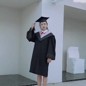 Graduation Performance Photo Graduation Dress High-End Bachelors Clothing Liberal Arts Worker Doctor Academic Dress Men and Women