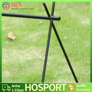 【HCS】Camping Organizing Rack Multifunctional Folding Storage Bracket Outdoor Hanging Rack for Hiking Backpacking Outdoor Tool