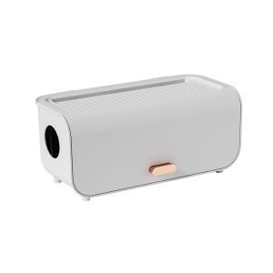 O-KAY Socket Storage Box Box Pelindung Kabel Charger Wadah Colokan Kabel Casan Data USB Pengatur Kabel Mewah Ringan Bertopeng Soket Kabel Data Set Top Box