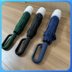 MUMU Chống gió Ô tự động Tay cầm tiện dụng Xương sườn chắc khỏe Ô gấp Bền bỉ có vỏ chống thấm nước Ô dù ô tô