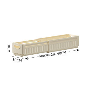 Retractable Drawer Organizer Stackable Clothing Cabinet Organizers Adjustable Kitchen Storage Box Household Sorting Storage Box