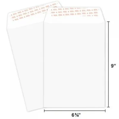 Envelope P&S C5 (162x229mm) White (500s/box) Peel & Seal