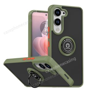 Phone Case For Vivo Y04 S Y04S Y29S Y29T 4G 5G 2025 Casing Multifunctional Magnetic Ring Stand Protective Shell Matte Back Cover
