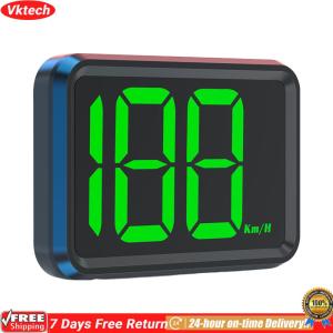 【Ready】【Vktech】GPS KMH MPH HUD Digital Speedometer Head Up Display Digital Speed Meter Gauge Universal for Cars Truck