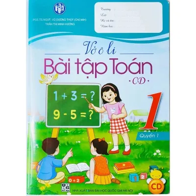 Sách - Vở Ô Li Bài Tập Toán Lớp 1 (Tập 1 - Cánh Diều)