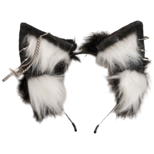 Unique Wolf Cats Ear Headbands Street Styles Hair Hoop Elastic Headpiece for Various Ages