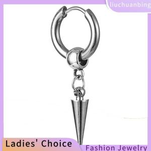 [COD] liuchuanbing Jewellery 1PC Stainless Steel Cross Arrow Earrings For Women Men Cool Punk Jewelry Circle Ear Buckle Dangle Earring Fashion Gifts