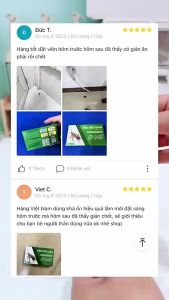 Viên Diệt Gián Sinh Học AMB Viện Hàn lâm khoa học Việt Nam xử lý các loại gián an toàn hiệu quả hộp 8 viên