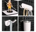 Pegboard Perforated Display Board Wall Display Rack Peg Board Wall Mounted Hole Board Bedroom Wall Organizer 洞洞板置物架. 