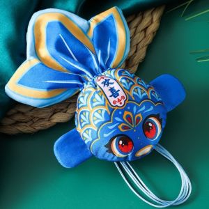 REGISTR Embroidery Cartoon Koi Sachet Bag Chinese Style Handmade Good Luck Pouch Cute Blessing Sachet Money Bag the Dragon Boat Festival