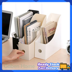 Desk Organizer Foldable Document File Storage Box Stationery Books Magazine Box Collapsible Office Document Portable A4 File File Box | Gaben Home