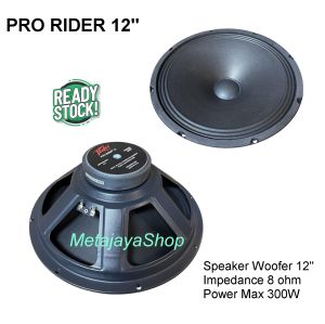 Speaker Komponen 12 inch Woofer / Speaker Low 12 Pro Rider
