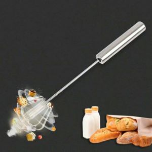 Manual Hand Mixer Pengocok Telor Dan Adonan Kue Putar Otomatis Ketika Di Tekan