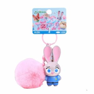 HEALMEYOU Cute Dolls Cute Doll Pendant Keychain Rabbit Judy Cute Judy Nick Flash Couple Pet Pendant  Cartoon Anime Bag Pendant Charms Backpack