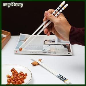 ruyifang Gốm Nhật Bản Phong Cách Đũa Xương Sứ Đũa Dài Sushi Đũa Bộ Đồ Ăn Quà Tặng